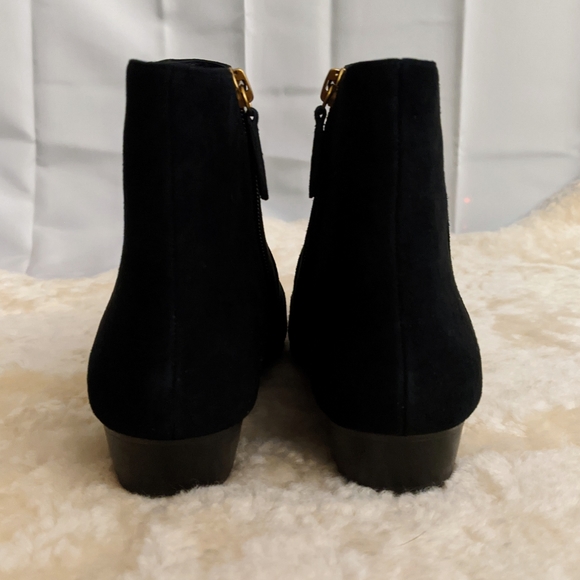 J. Crew Black Pointy-toe Suede Boots Size 6 NIB - Picture 4 of 6